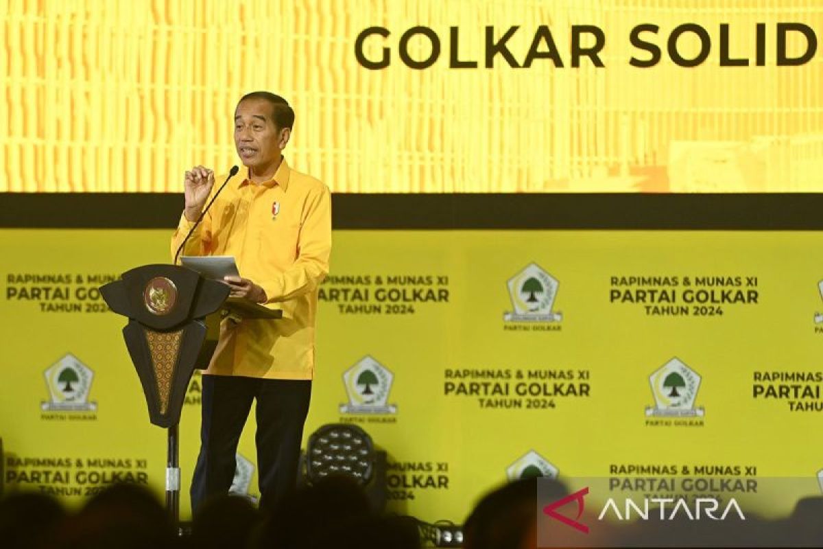 Jokowi apresiasi Airlangga atas kontribusinya terhadap Golkar