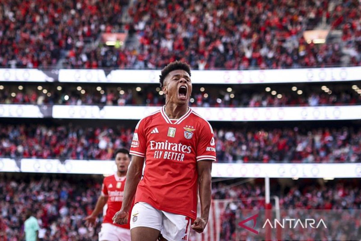 Napoli resmi umumkan kedatangan David Neres dari Benfica