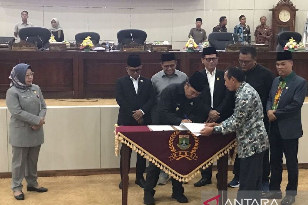 Pemprov dan DPRD Banten sepakati Perubahan KUA APBD dan PPAS 2024