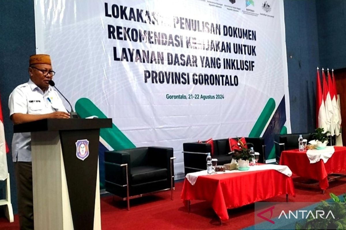 Bapppeda Gorontalo dorong penulisan dokumen layanan dasar