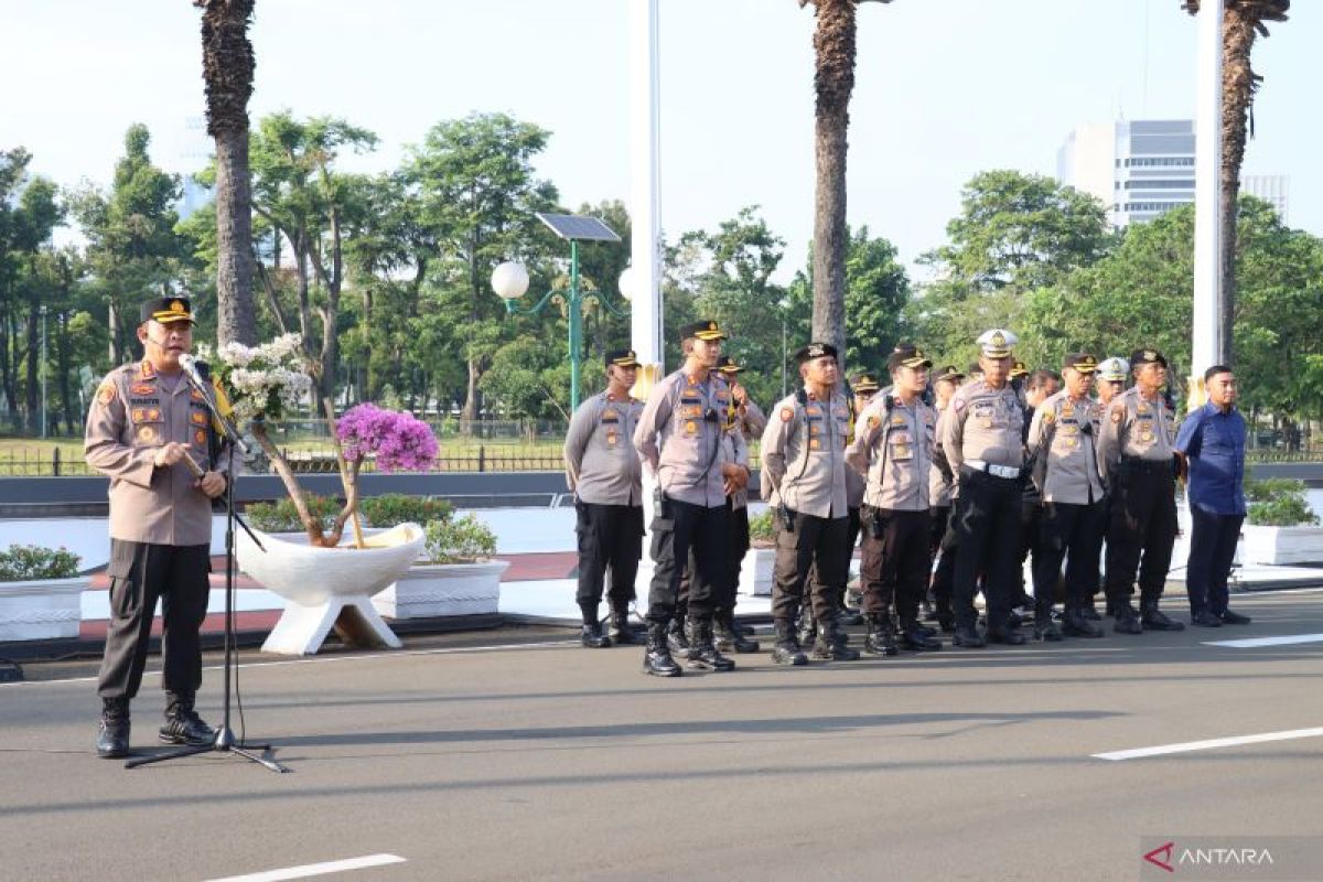 Polisi keranhkan dua ribu lebih personel untuk jaga aksi di DPR/MPR