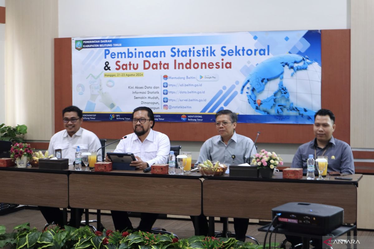 Pemkab Belitung Timur terapkan fungsi satu data Indonesia setiap OPD