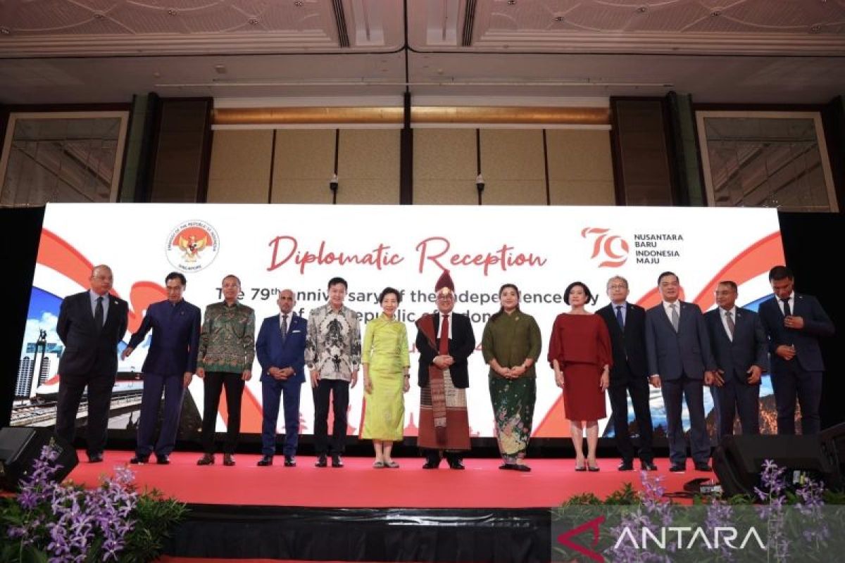 KBRI Singapura adakan resepsi diplomatik rayakan HUT Ke-79 RI