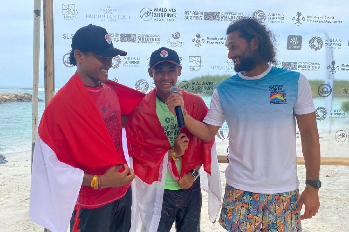 Indonesia raih emas dan perak Asian Surfing Championship 2024