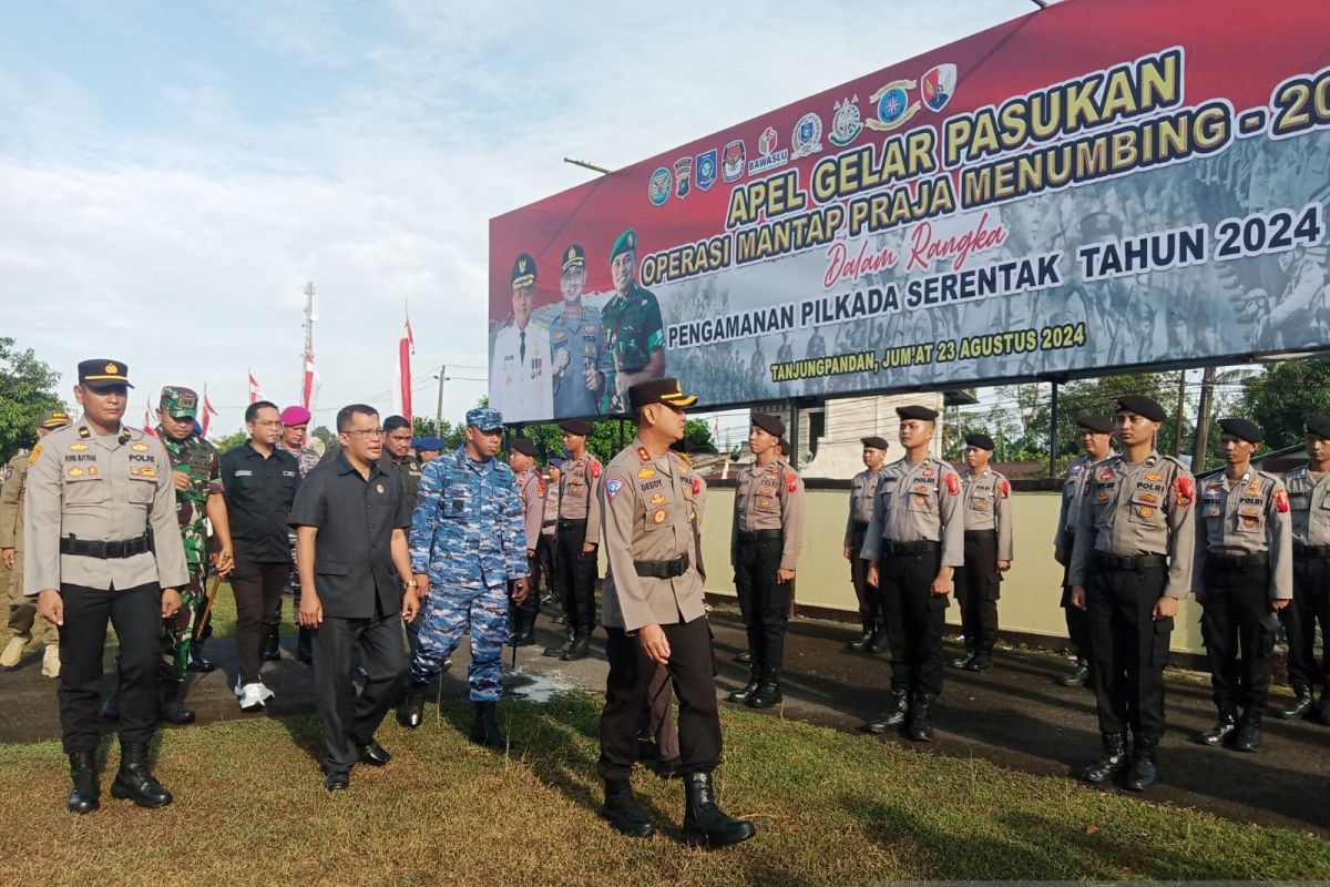 Polres Belitung gelar Operasi Mantap Praja Menumbing 2024