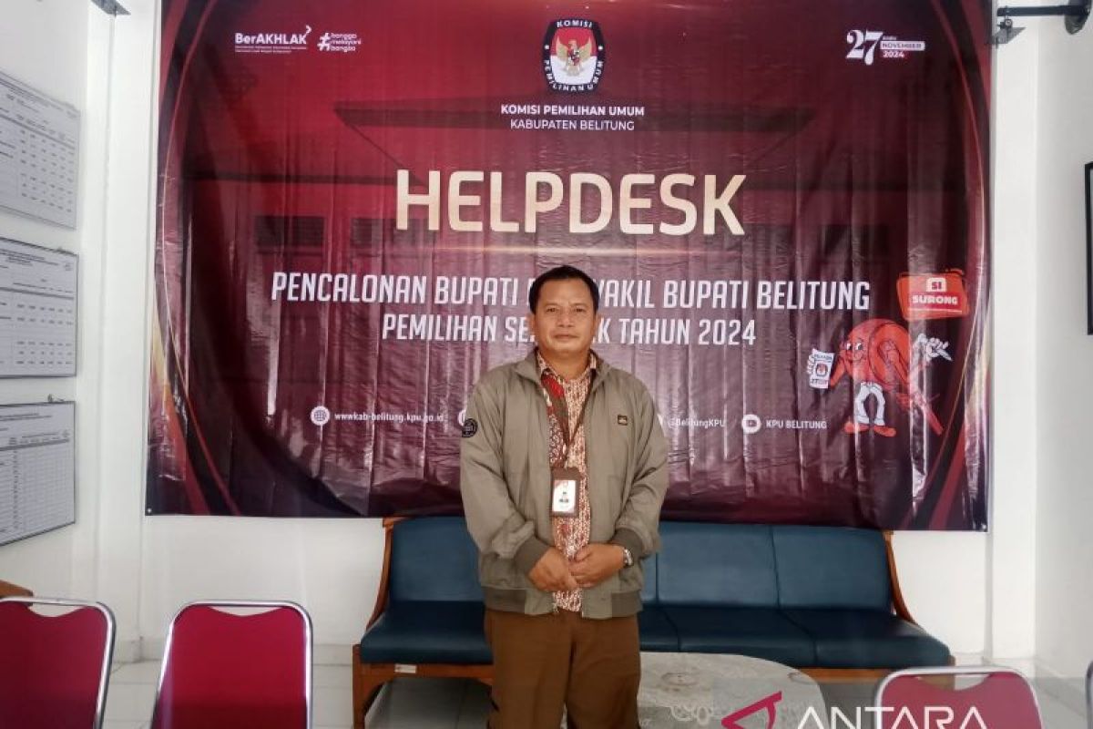 KPU Belitung buka layanan helpdesk Pilkada 2024