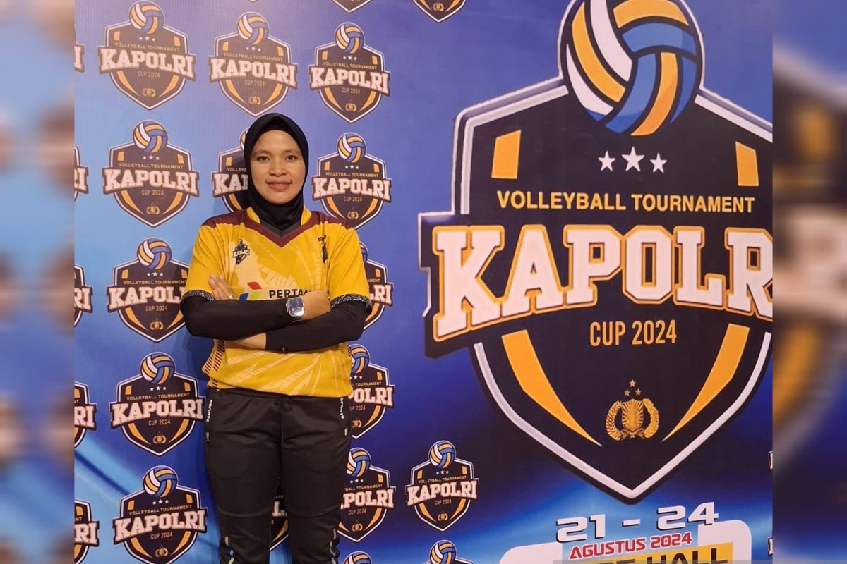 Christ Mareti pelatih Tim Voli Putri Polda Babel ternyata seorang Bhayangkari, kini berjuang di kejuaraan Kapolri Cup 2024