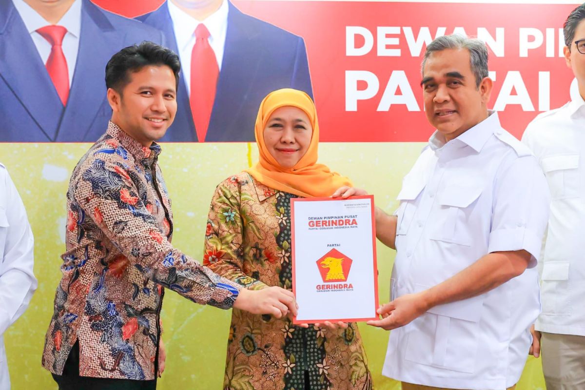 Gerindra usung Khofifah dan Emil Dardak maju di Pilkada Jawa Timur