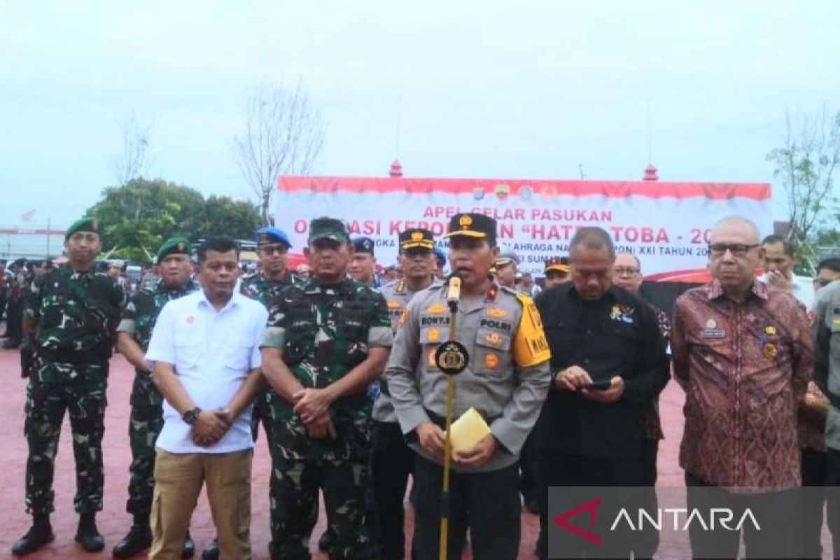 Segini jumlah personel gabungan disiapkan Polda Sumut amankan PON