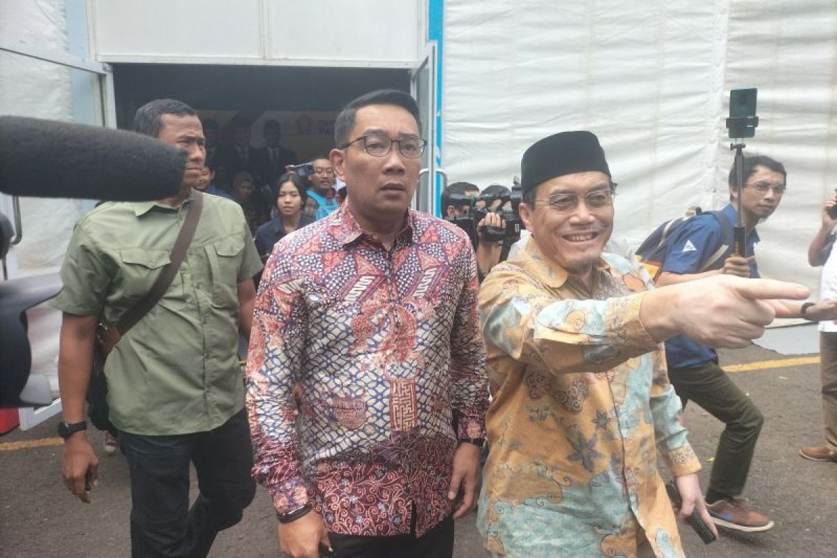 Ridwan Kamil hingga Dedi Mulyadi menyambangi DPP Gerindra di Jakarta