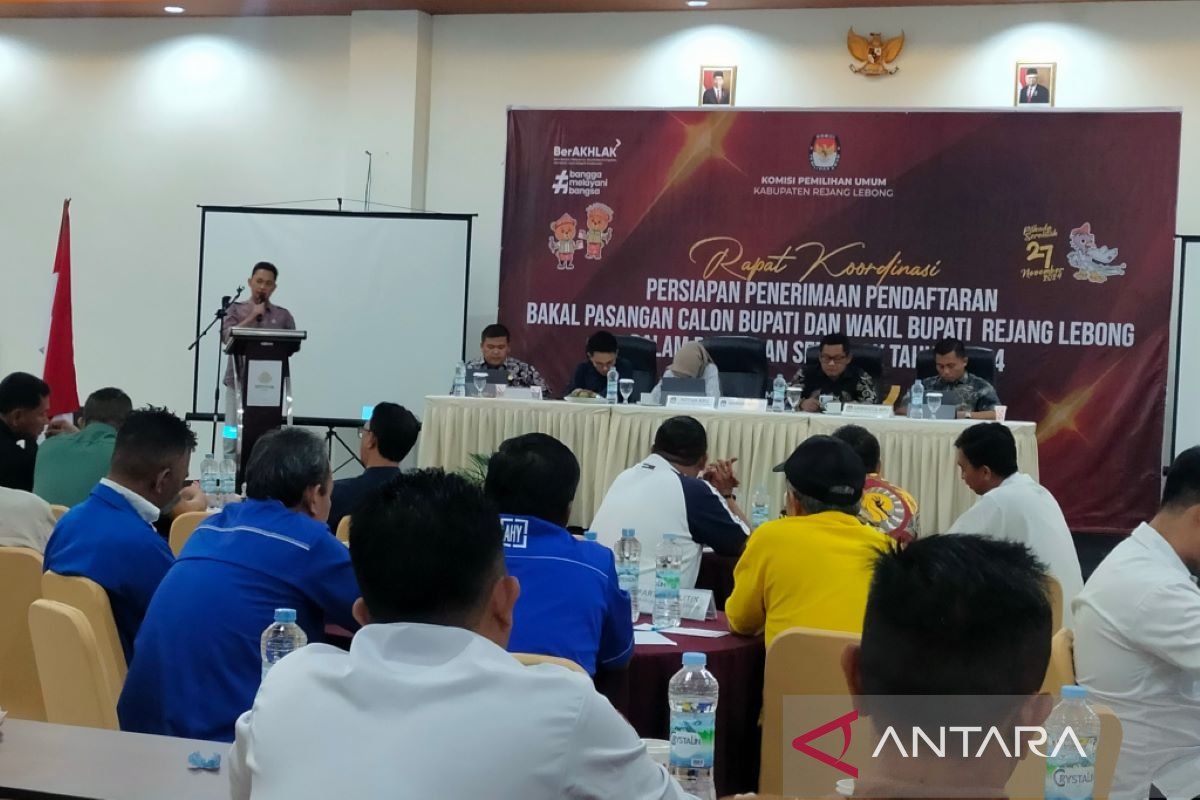 KPU Rejang Lebong batasi massa pendukung saat pendaftaran pilkada