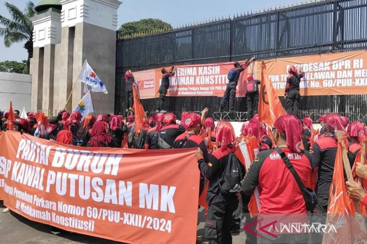 Partai Buruh tunda aksi di depan KPU dan DPR RI