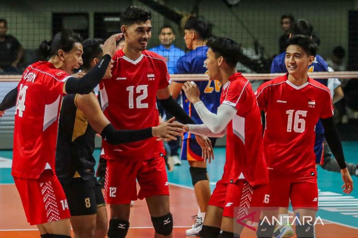 Timnas Voli Indonesia lolos 8 besar AVC Nations Cup