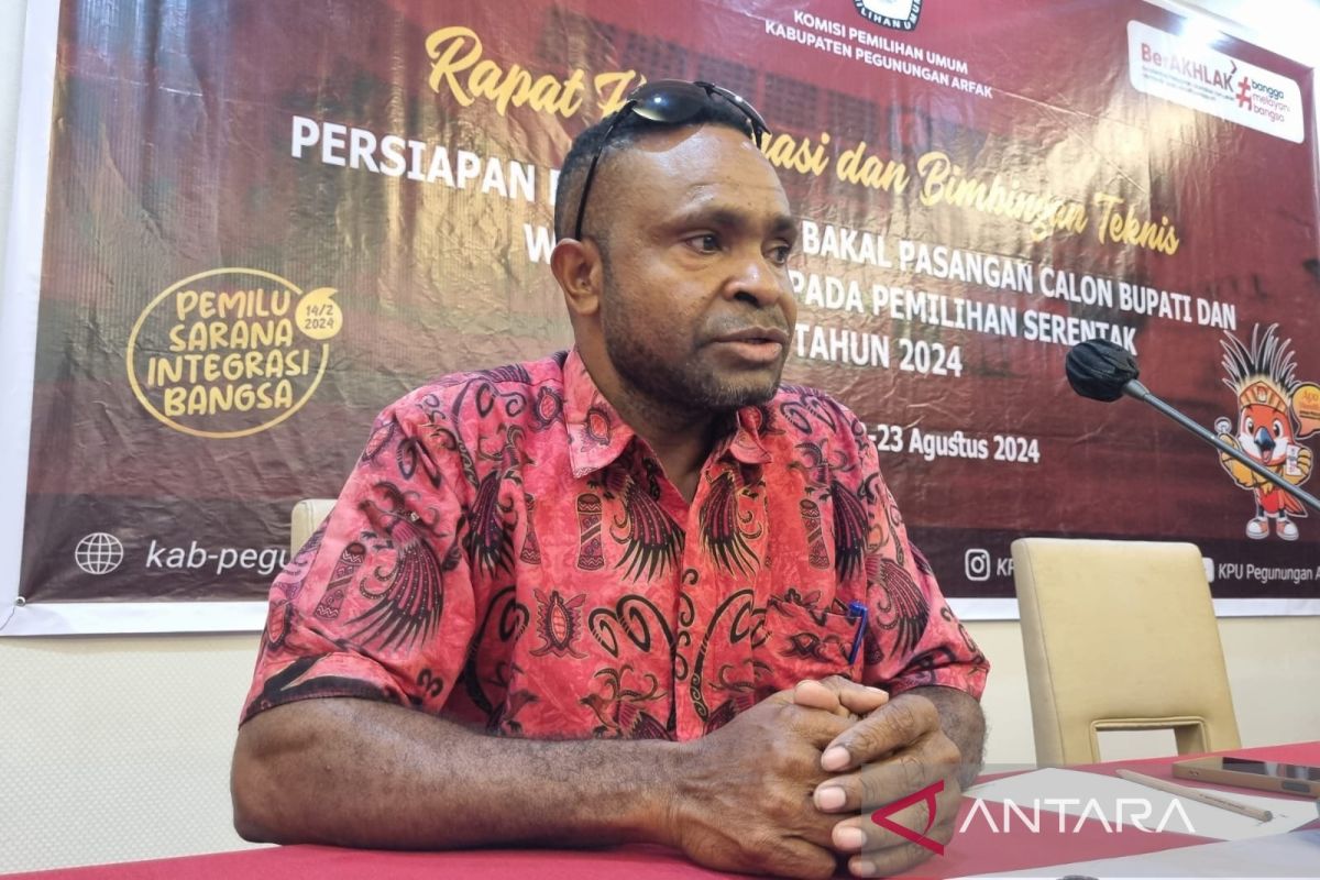 KPU Pegaf adakan rapat teknis dengan parpol bahas pendaftaran calon