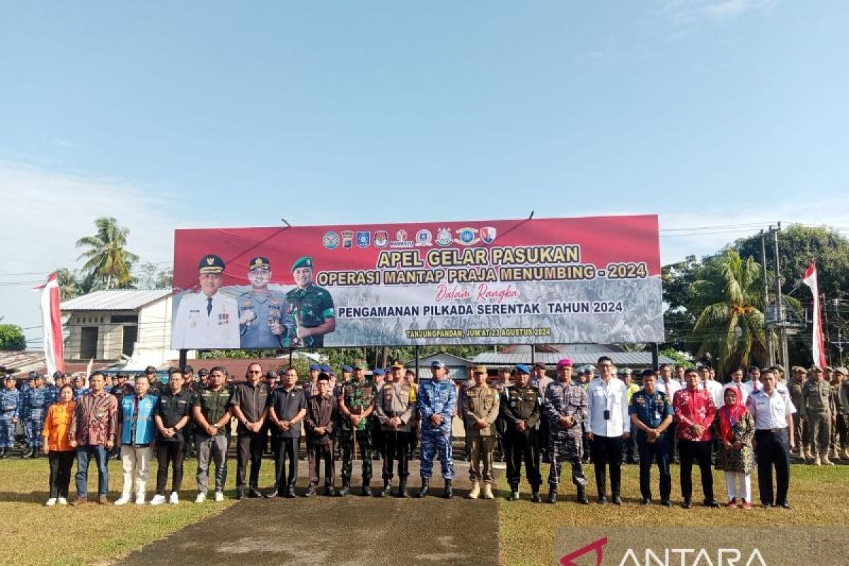 KPU Belitung apresiasi kesiapan pengamanan Pilkada Polres Belitung