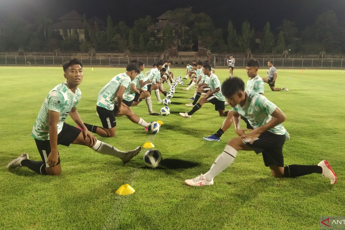 Timnas Sepak Bola Indonesia U-17 perkuat taktikal jelang uji coba lawan India