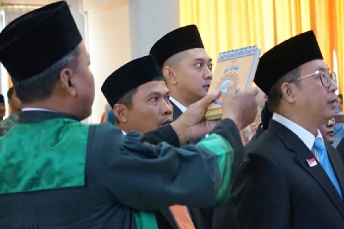 Sebanyak 45 anggota DPRD Kabupaten Magetan periode 2024-2029 dilantik