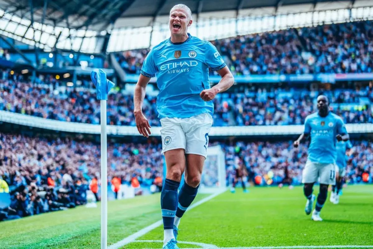 Gol cepat Haaland antar Manchester City puncaki klasemen