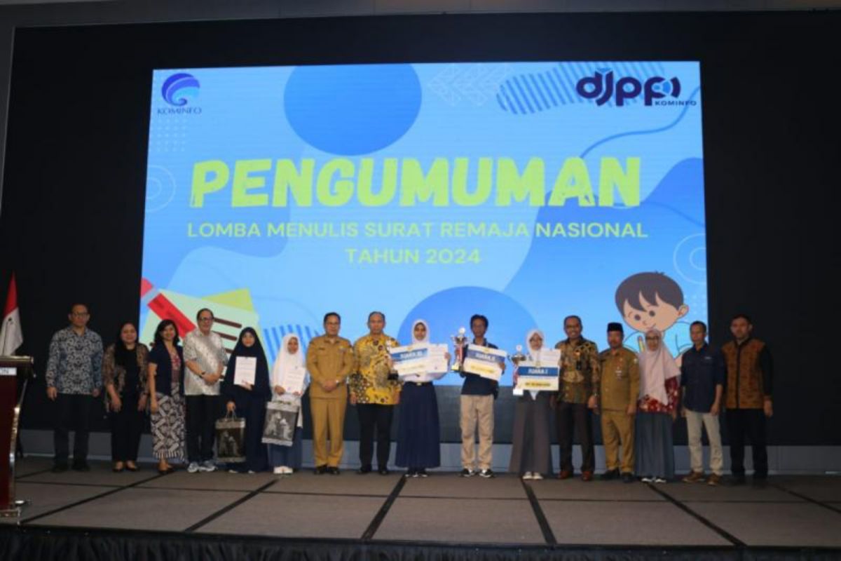 Indonesia juara dua Kompetisi Menulis Surat Remaja Internasional 2024