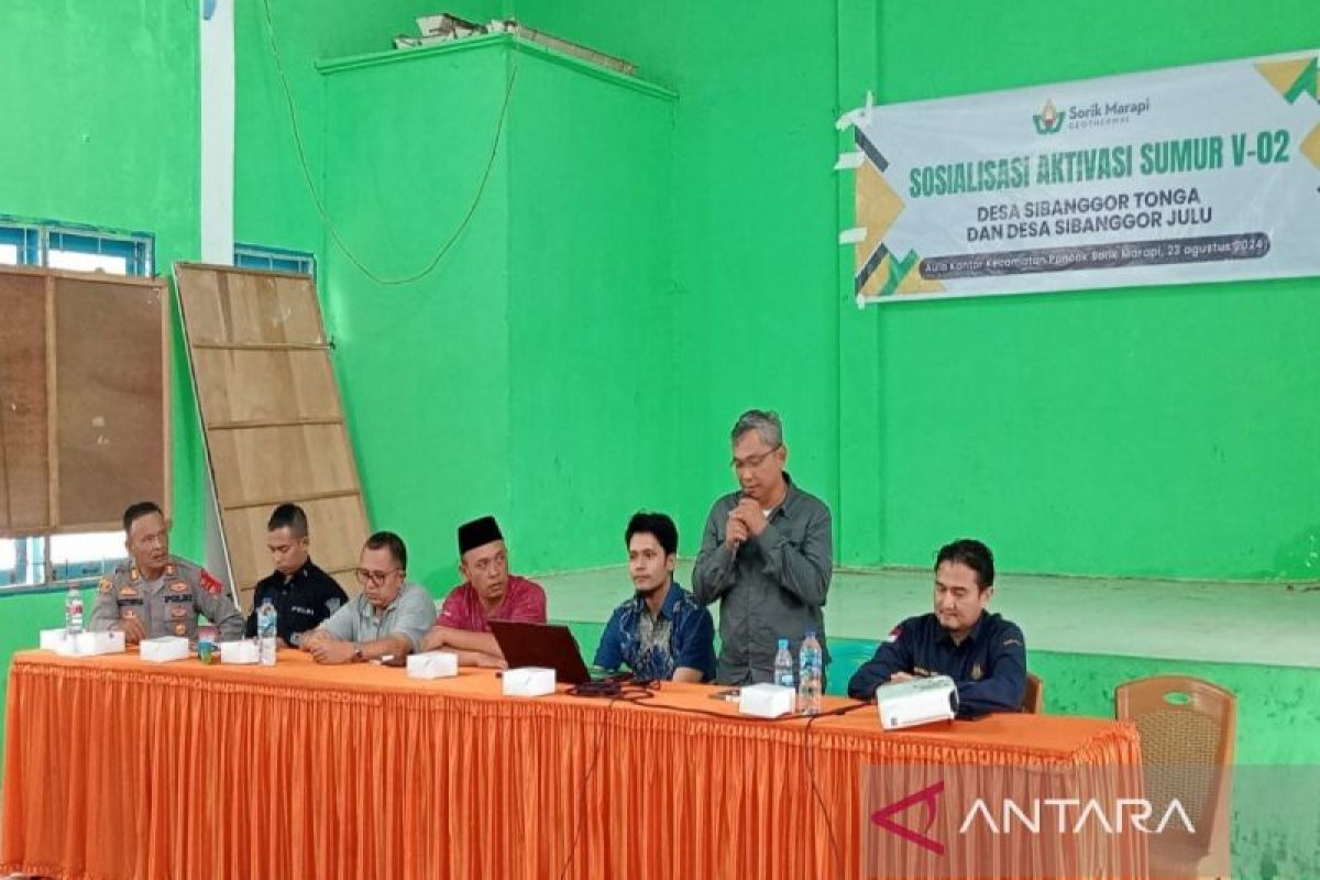 PT SMGP sosialisasi aktivasi sumur V- 02 di Puncak Sorik Marapi