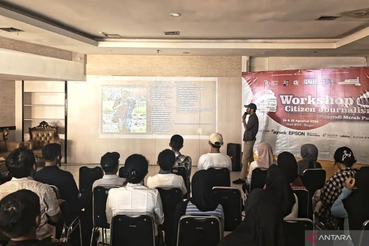 Pelajar-mahasiswa Bogor antusias ikut Workshop Citizen Journalism FMP