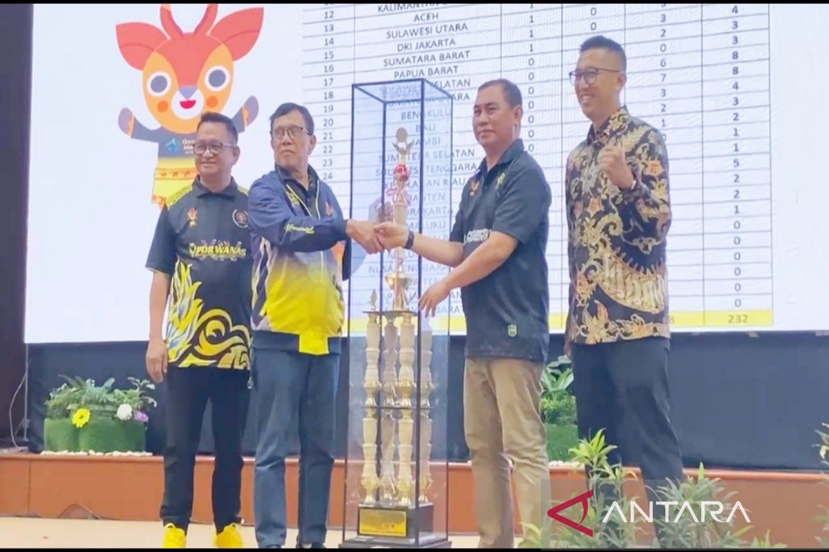 Kalimantan Selatan juara umum Porwanas 2024