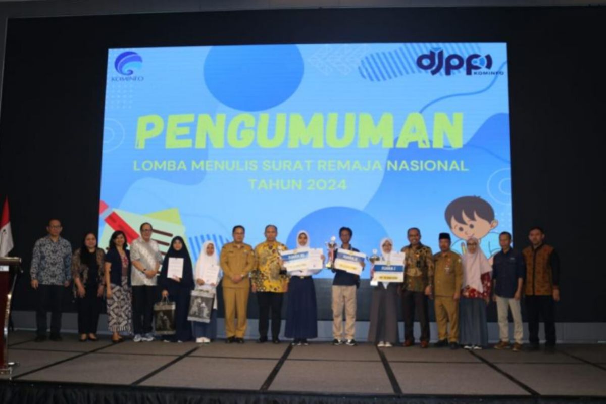 Indonesia isi posisi juara kompetisi surat remaja internasional