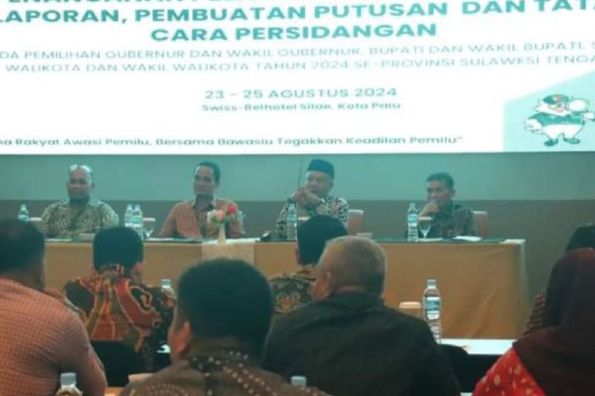 Bawaslu Sulteng petakan potensi kerawanan tahap pendaftaran Pilkada