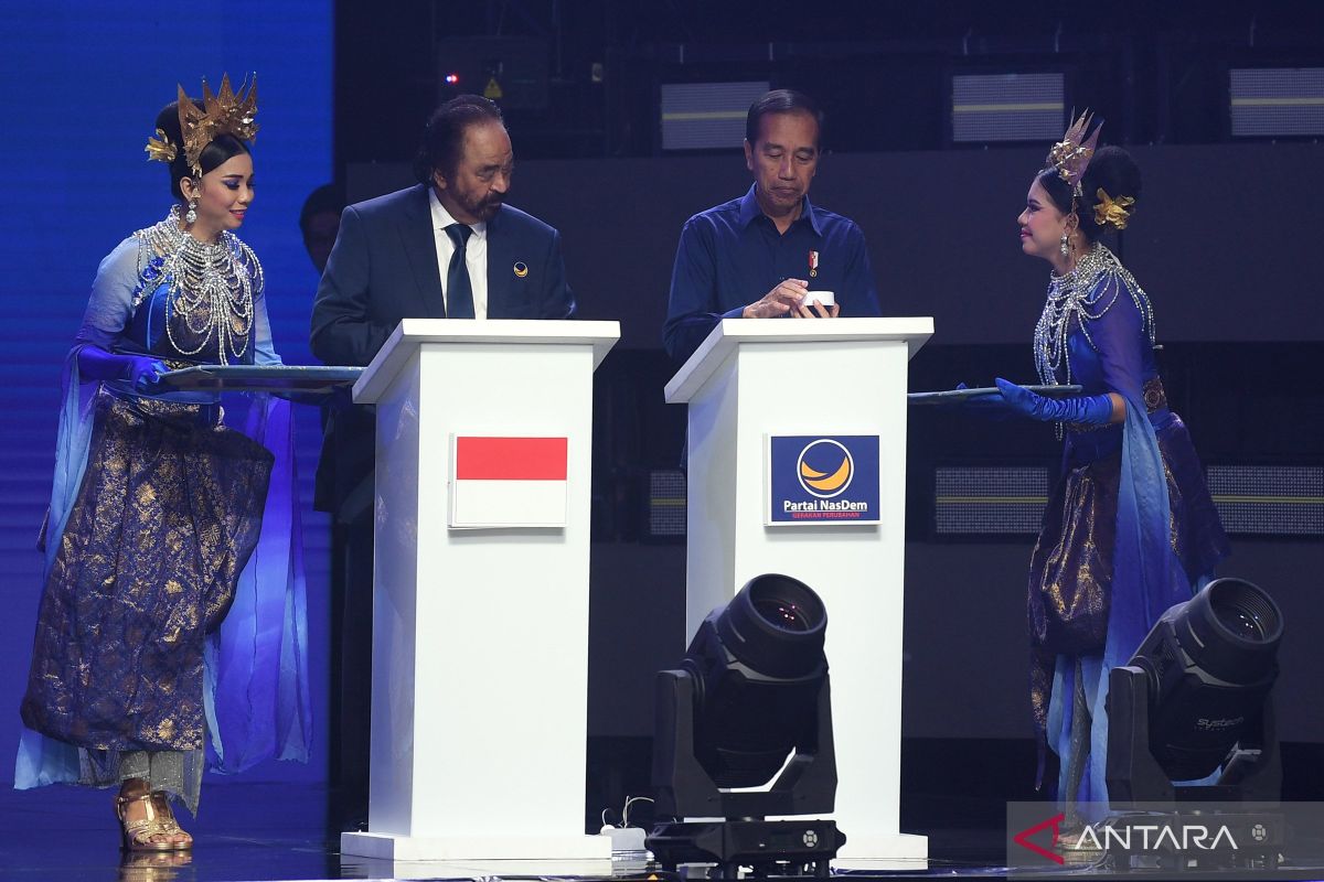 Presiden Jokowi hadiri Kongres III Partai NasDem