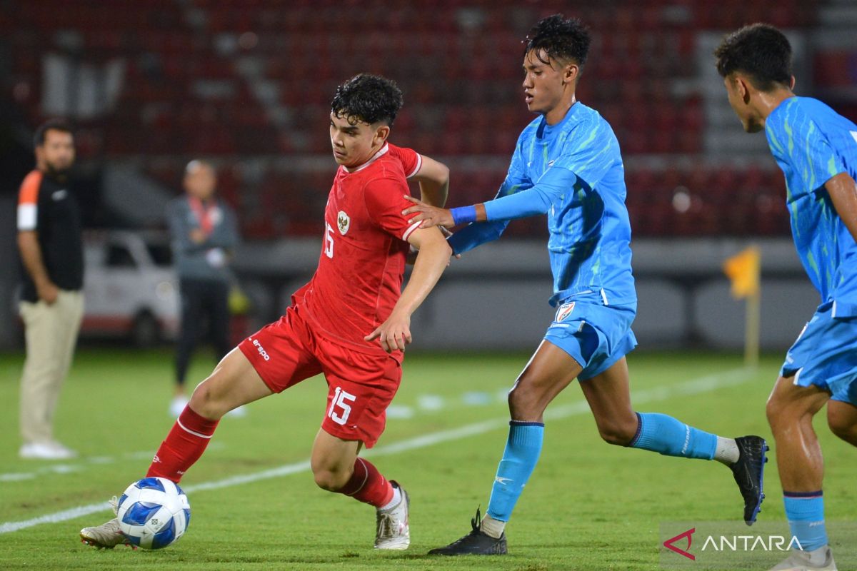 Piala Asia U-17 2025 -Indonesia ungguli Kuwait 1-0 babak pertama