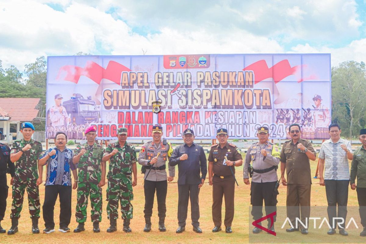 Gelar pasukan, Polres MBD Maluku intensifkan persiapan pengamanan menjelang Pilkada