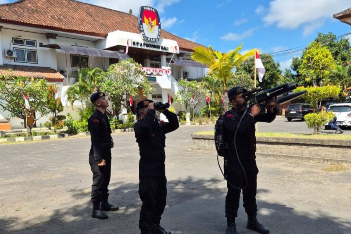 Polda Bali terjunkan pasukan antidrone jelang pendaftaran calon di KPU