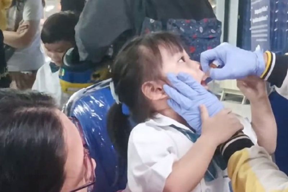 246.299 anak di Kota Tangerang sudah diimunisasi polio tahap dua