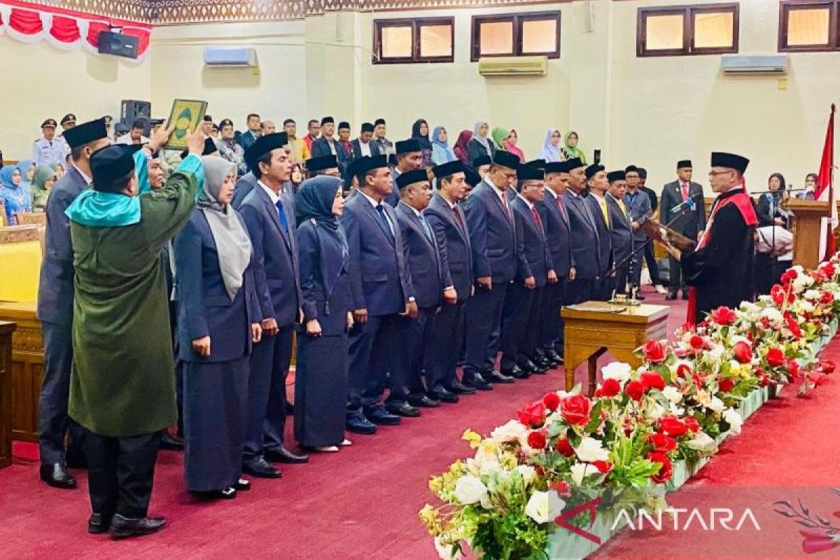 Berikut ini 25 anggota DPRK Aceh Barat periode 2024-2029