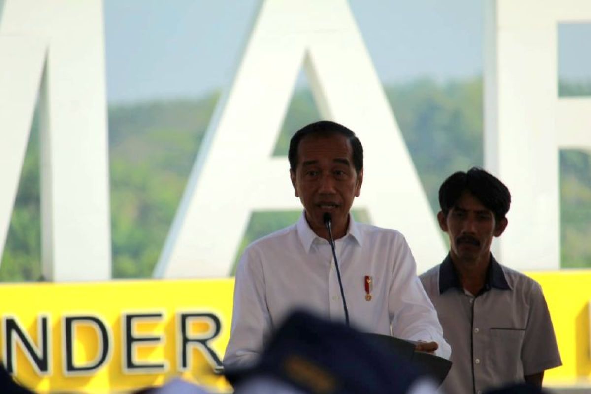 Presiden Jokowi sebut Bendungan Margatiga tingkatkan produktivitas pertanian