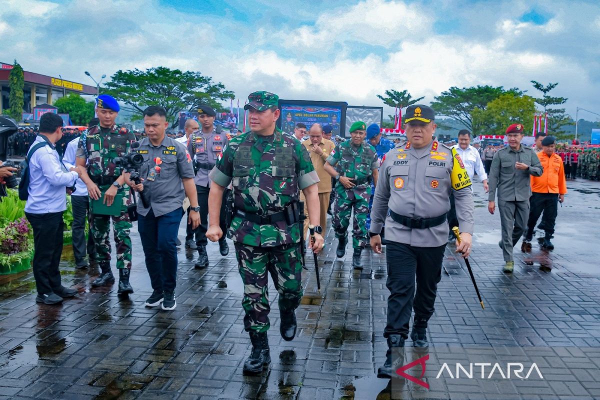 Kodam Pattimura-Polda Maluku gelar simulasi pengamanan Pilkada 2024