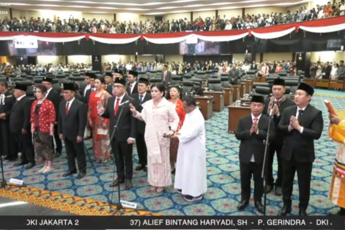 Hari ini, 106 DPRD DKI periode 2024-2029 dilantik