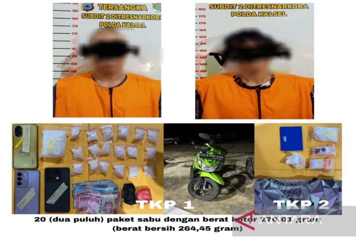 Polda Kalsel bongkar jaringan narkoba pasok sabu ke pedesaan