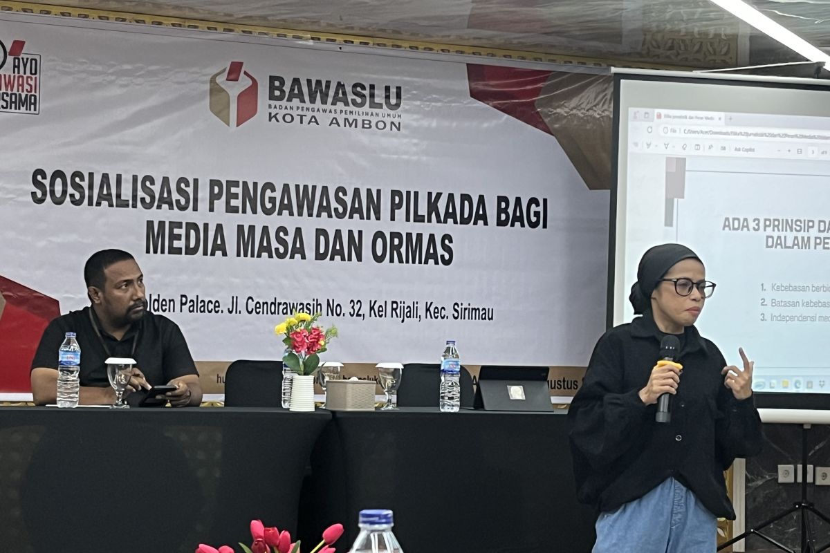 Bawaslu Ambon sosialisasi pengawasan Pilkada bagi media massa