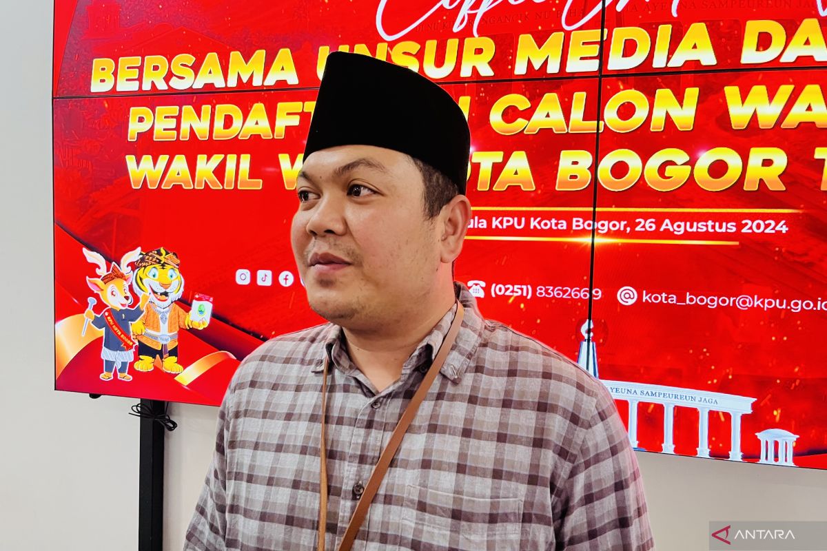 KPU Kota Bogor siap terima pendaftaran calon wali kota pada 27-29 Agustus 2024