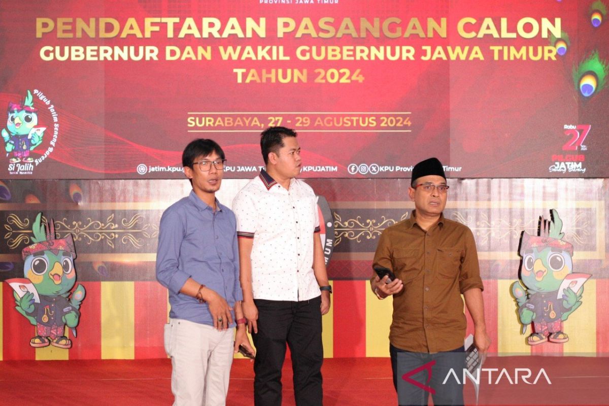 KPU pastikan siap terima pendaftaran bacalon kepala daerah Jatim 2024