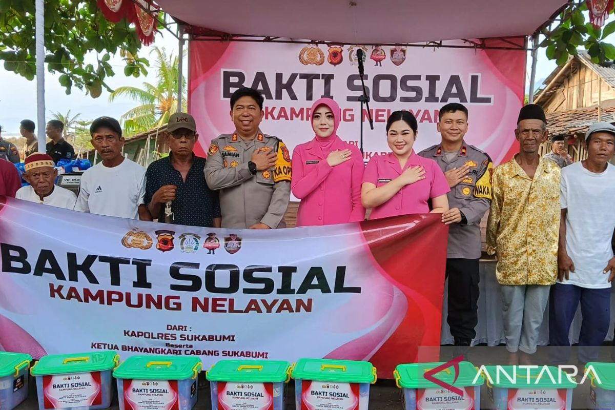 Polres Sukabumi gencarkan program bakti sosial langsung ke permukiman