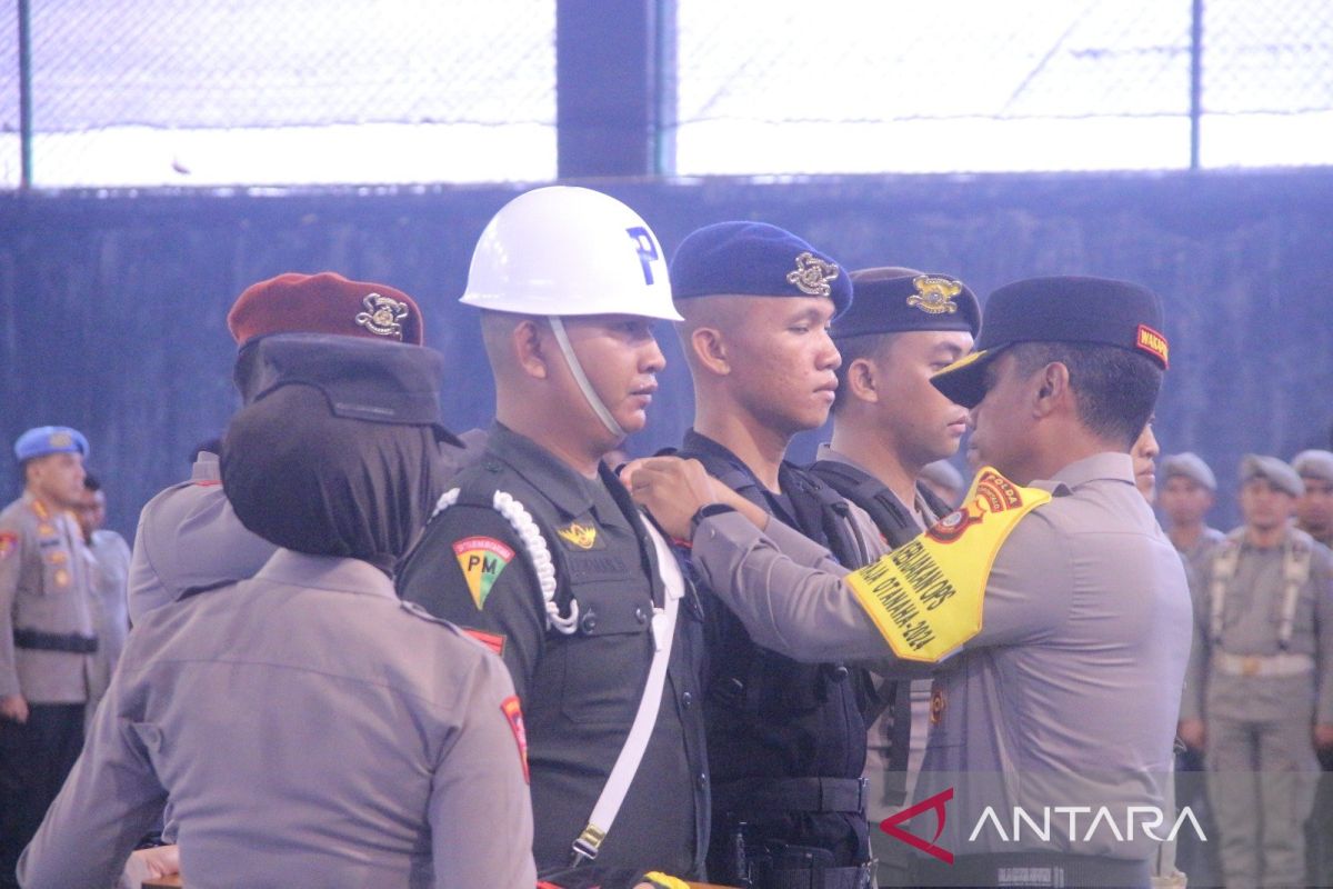 Polda Gorontalo gelar pasukan Operasi Mantap Praja Otanaha 2024