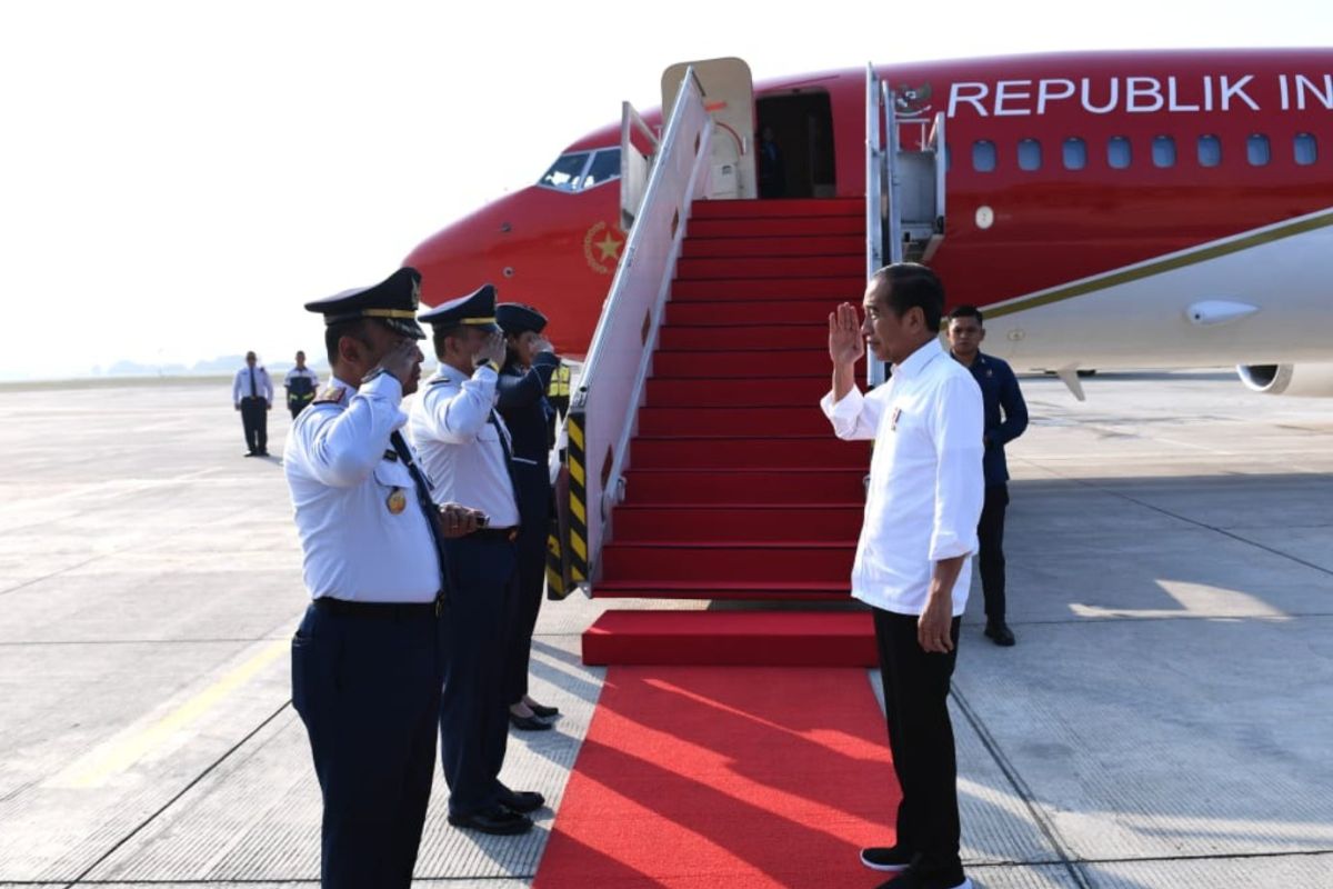 Presiden Jokowi kunjungan kerja ke Lampung resmikan sejumlah infrastruktur