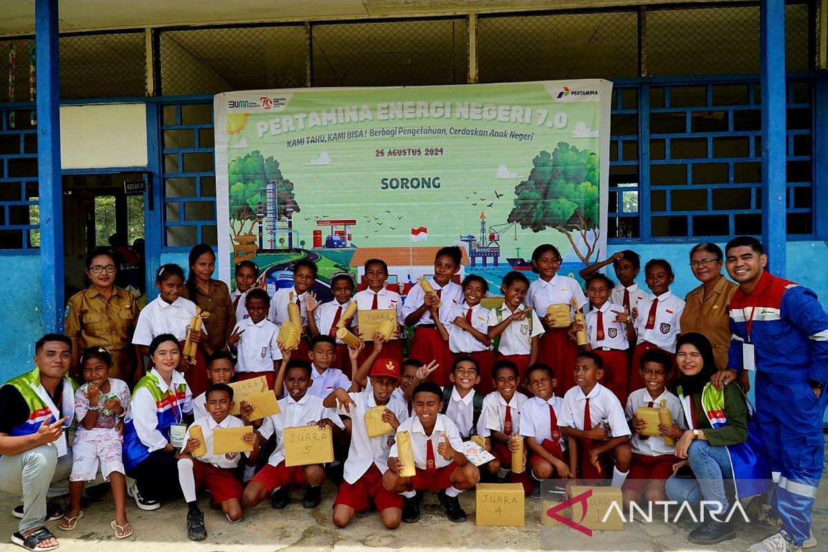 Pertamina salurkan bantuan pendidikan kepada SD YPK Bethel di Sorong