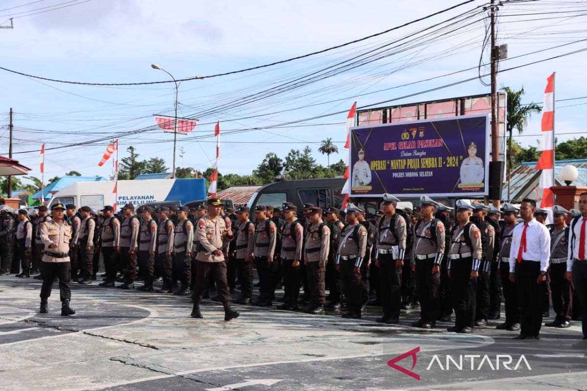 Polres Sorsel terjunkan 441 personel amankan operasi mantap praja