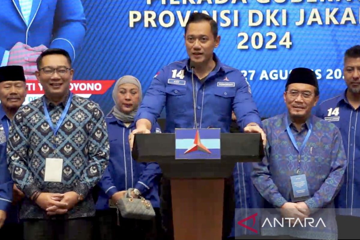 RK-Suswono terima surat rekomendasi dukungan dari Demokrat untuk Pilkada Jakarta 2024