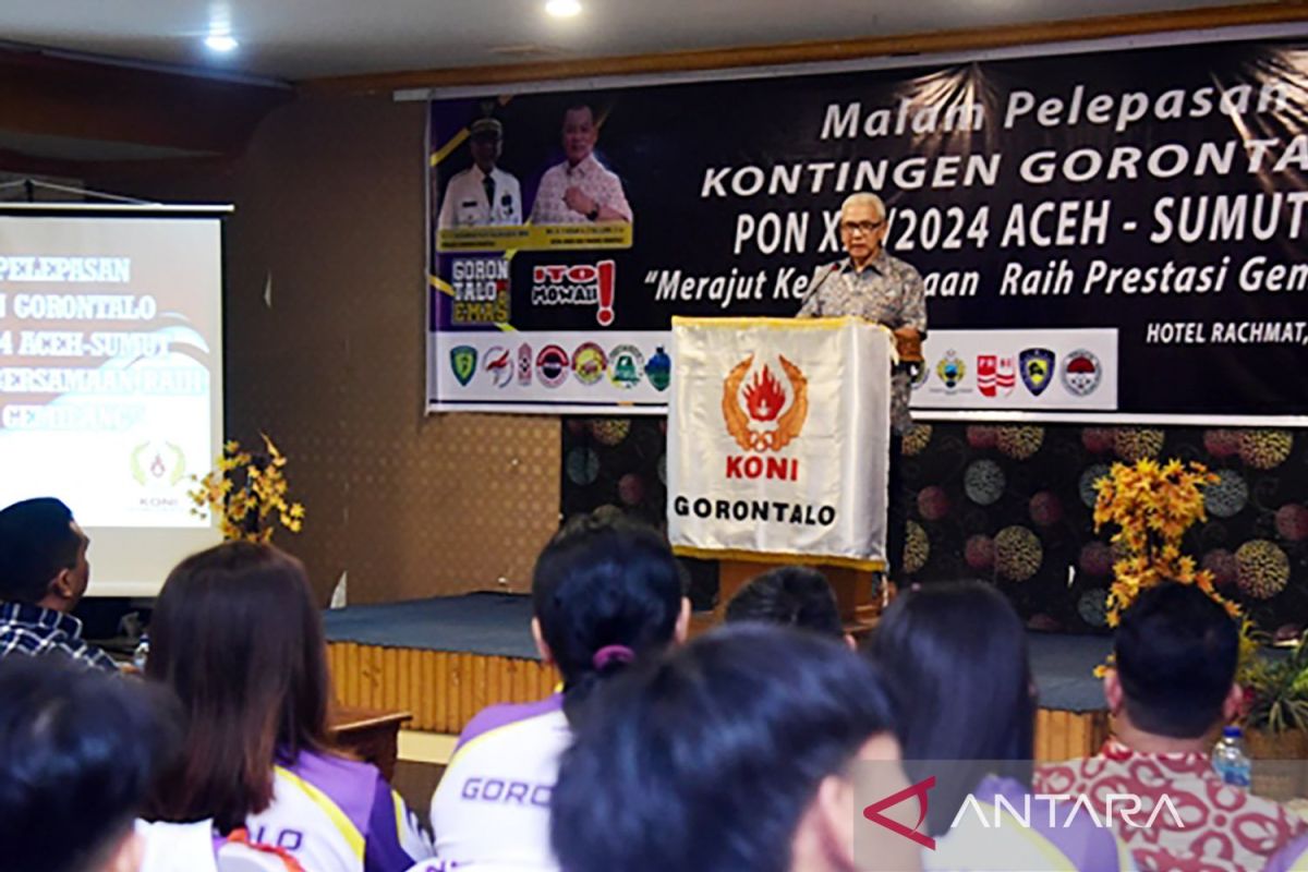 Gubernur minta atlet Gorontalo tingkatkan prestasi pada PON XXI