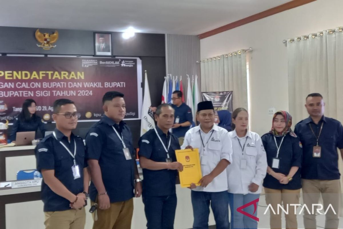 KPU Kabupaten Sigi tolak pendaftaran pasangan Nirwansyah-Hesty