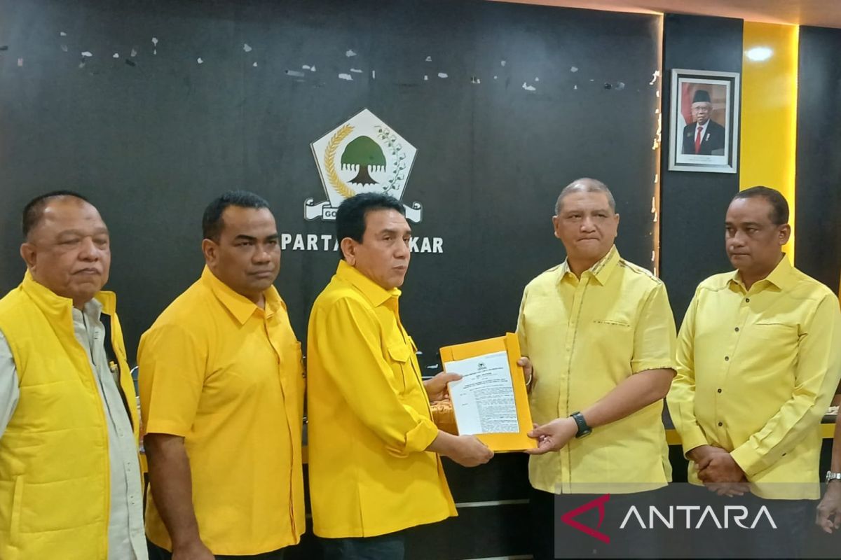 Golkar serahkan surat dukungan untuk tiga calon kepala daerah di Aceh